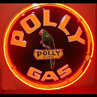 Polly Gasoline Neon Sign