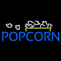 Popcorn Logo Neon Sign