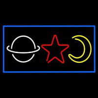 Psychic Logos Blue Border Neon Sign