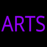 Purple Arts With 1 Neon Sign