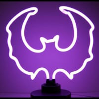 Purple Batman Desktop Neon Sign