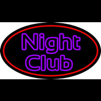 Purple Block Night Club Neon Sign