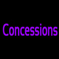 Purple Concessions Neon Sign