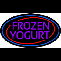 Purple Frozen Yogurt Neon Sign