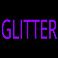 Purple Glitter Neon Sign