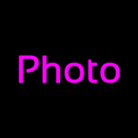 Purple Photo Neon Sign