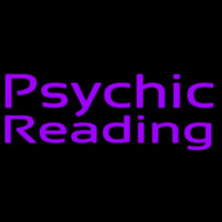 Purple Psychic Reading Neon Sign