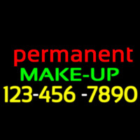 Rde Permanent Make Up With Phone Number Neon Sign