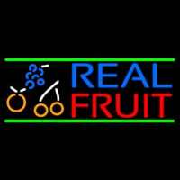 Real Fruit Smoothies Neon Sign