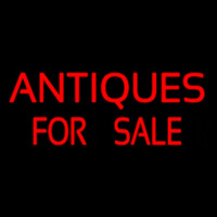 Red Antiques For Sale Neon Sign