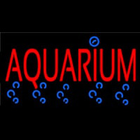 Red Aquarium Neon Sign