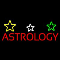 Red Astrology Neon Sign