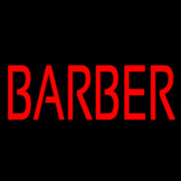 Red Barber Neon Sign