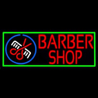 Red Barber Shop Neon Sign