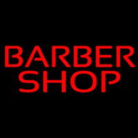 Red Barber Shop Neon Sign