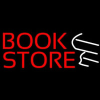 Red Book Store Logo Neon Sign