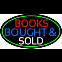 Red Books Bought And Sold Neon Sign