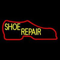 Red Boot Shoe Repair Neon Sign