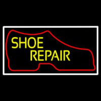 Red Boot Yellow Shoe Repair Neon Sign