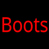 Red Boots Neon Sign