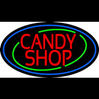 Red Candy Shop Neon Sign