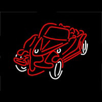 Red Car Neon Sign