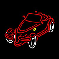 Red Car Neon Sign