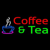 Red Coffee And Green Tea Neon Sign