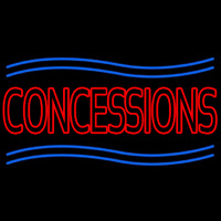 Red Concessions Neon Sign