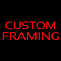 Red Custom Framing 1 Neon Sign