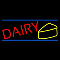 Red Dairy Neon Sign