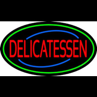 Red Delicatessen Neon Sign