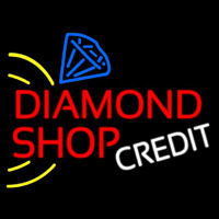 Red Diamond Shop Neon Sign