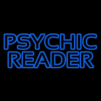 Red Double Stroke Psychic Reader Neon Sign