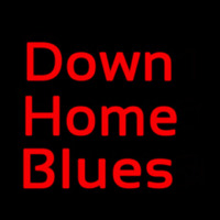 Red Down Home Blues Neon Sign