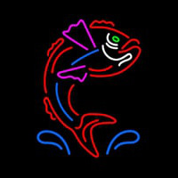 Red Fish Neon Sign
