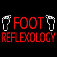 Red Foot Refle ology Neon Sign