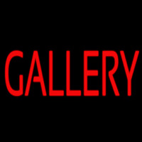 Red Gallery Neon Sign
