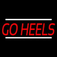 Red Go Heels Neon Sign