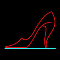 Red High Heel Neon Sign