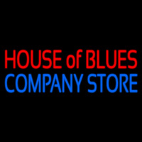 Red House Of Blues Blue Company Store Neon Sign