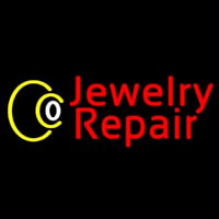 Red Jewelry Repair Neon Sign
