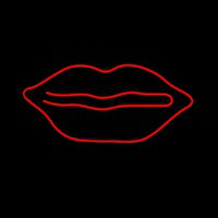 Red Lips Neon Sign