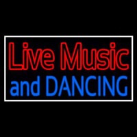Red Live Music Blue And Dancing 1 Neon Sign
