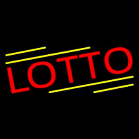 Red Lotto Neon Sign