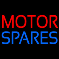 Red Motor Blue Spares 1 Neon Sign