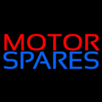 Red Motor Blue Spares 2 Neon Sign
