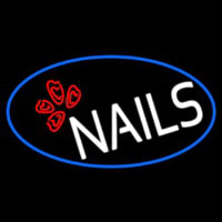Red Nails Neon Sign
