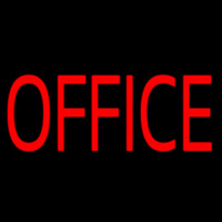 Red Office Neon Sign