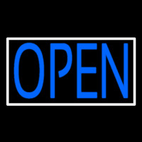 Red Open Fish Logo Flashing Neon Sign